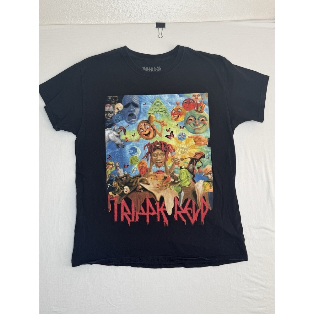 Trippie Redd's Life's A Tripp Black Short Sleeve Graphic Shirt Men's L